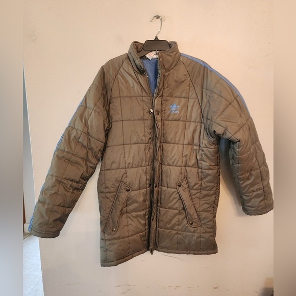 adidas Other - Y2k adidas down jacket puffer size mens medium green baby blue